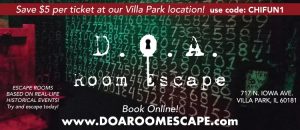 doa escape room in villa park coupon