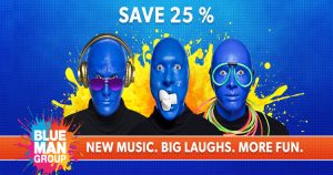 Blue Man Group Chicago Discount Tickets Coupon Codes