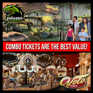 Volo Museum Jurassic Gardens Discount Combo Tickets