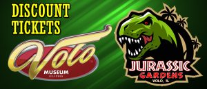Volo Museum Jurassic Gardens Discount Tickets